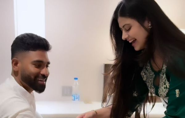 Zanai Bhosle and Mohammed Siraj