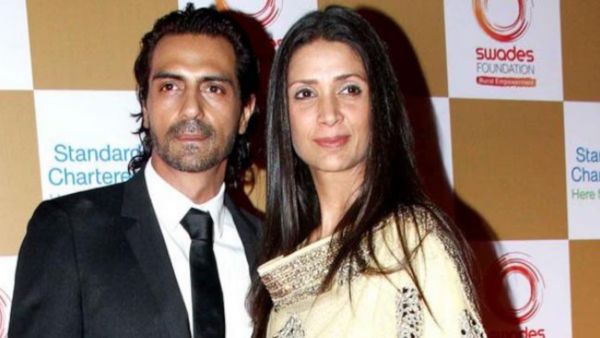 Arjun Rampal and Mehr Jesia