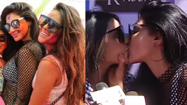 ऑन-स्क्रीन लिप-किस