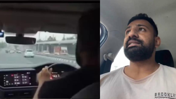 कार से बाइकर को मारी थी टक्कर