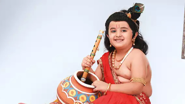 कृष्ण के रूप में बाल कलाकार