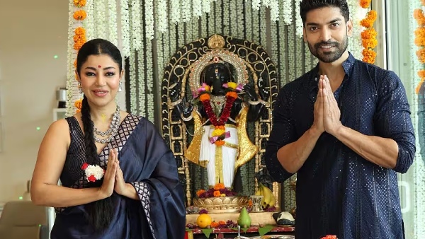 गुरमीत चौधरी का अनोखा काला और सफ़ेद गणपति