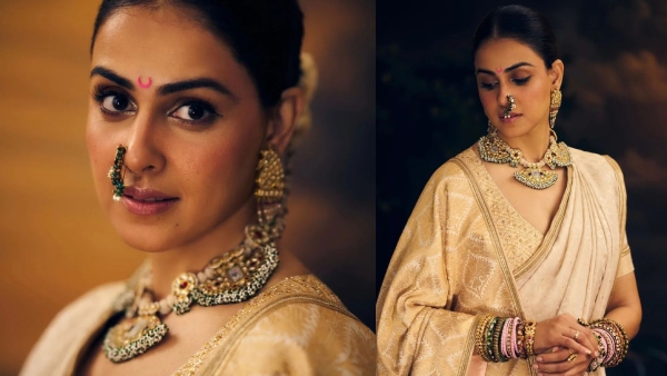 जेनेलिया का मराठी लुक