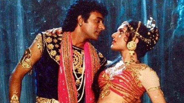 नितीश भारद्वाज और मीनाक्षी शेषाद्री