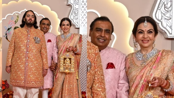 नीता और मुकेश अंबानी का आउटफिट