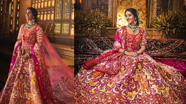 मनोरम रहा राधिका का विदाई लुक