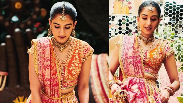 मैचिंग बैंगल्स और मेकअप