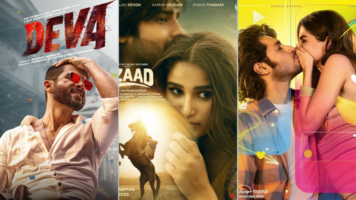 7 Flop Bollywood Movies in 2025- Azaad, Loveyapa, Deva & More Box Office Disasters