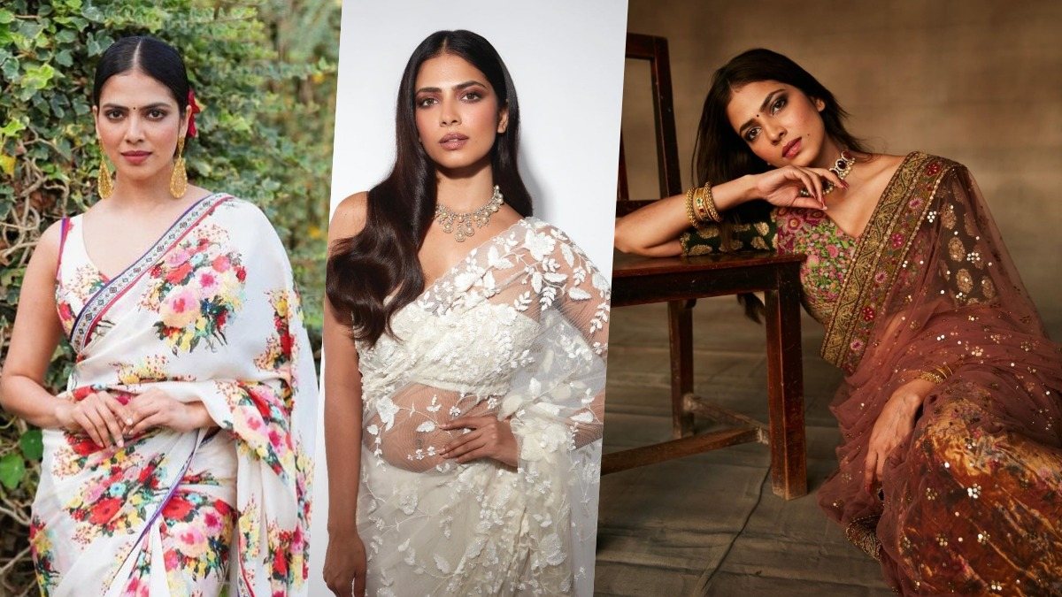 A Glimpse Into Malavika Mohanan's Timeless and Contemporary Saree Collection