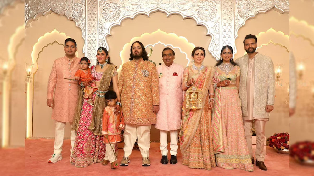 अंबानी परिवार की शाही शादी! अनंत-राधिका के विवाह में दिखा धूमधाम