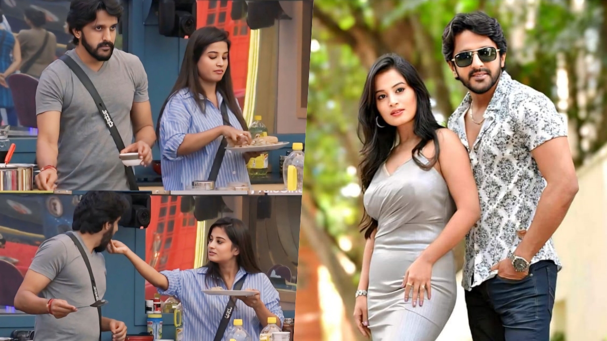 ಅತ್ತ ಸ್ಪರ್ಧಿಗಳ ನಡುವೆ ಮಾರಾಮಾರಿ: ಇತ್ತ ಗೆಳೆಯನಿಗೆ ಪ್ರೀತಿಯಿಂದ ಚಪಾತಿ ತಿನ್ನಿಸಿದ ಅನುಷಾ ರೈ 