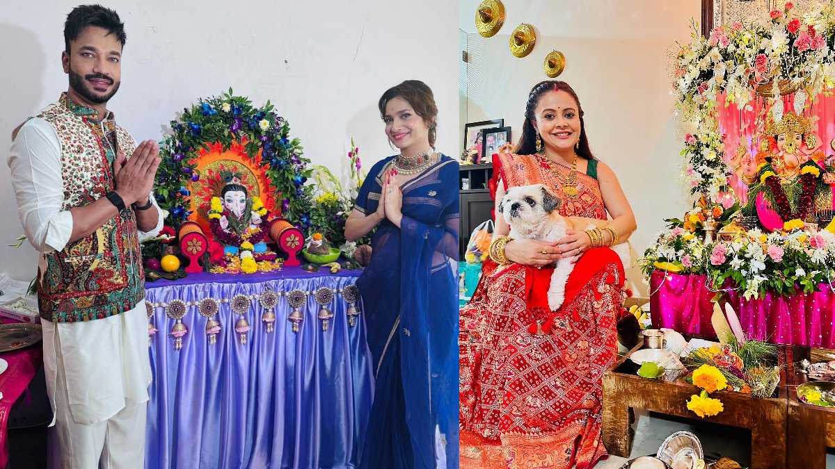 गणपति बप्पा मोरया! टीवी सितारों के घरों में बजी ढोल की थाप