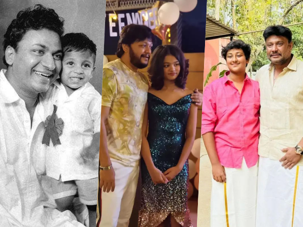 ಪುನೀತ್ ರಾಜ್‌ಕುಮಾರ್ ಟು ವಿನೀಶ್ ದರ್ಶನ್: ತಂದೆಯ ಜೊತೆಗೆ ನಟಿಸಿದ ಸ್ಯಾಂಡಲ್‌ವುಡ್‌ ಸ್ಟಾರ್ಸ್ ಮಕ್ಕಳಿವರು!