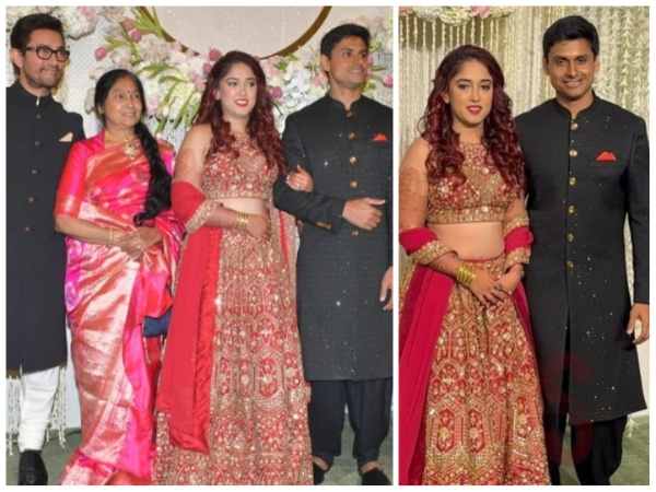 Ira khan-Nupur Wedding Reception: आमिर खान के बेटी के रिसेप्शन में लगा सितारों का मेला