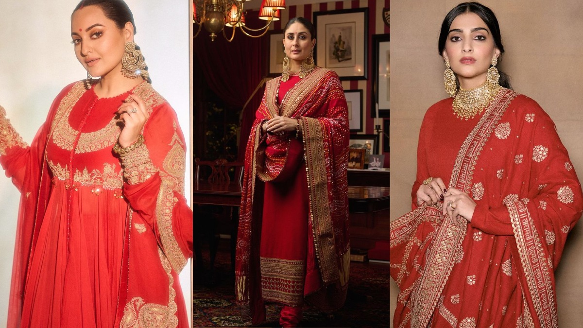 करवा चौथ 2024: सेलेब्स के इन 5 लाल सूट्स से लें फैशन टिप्स