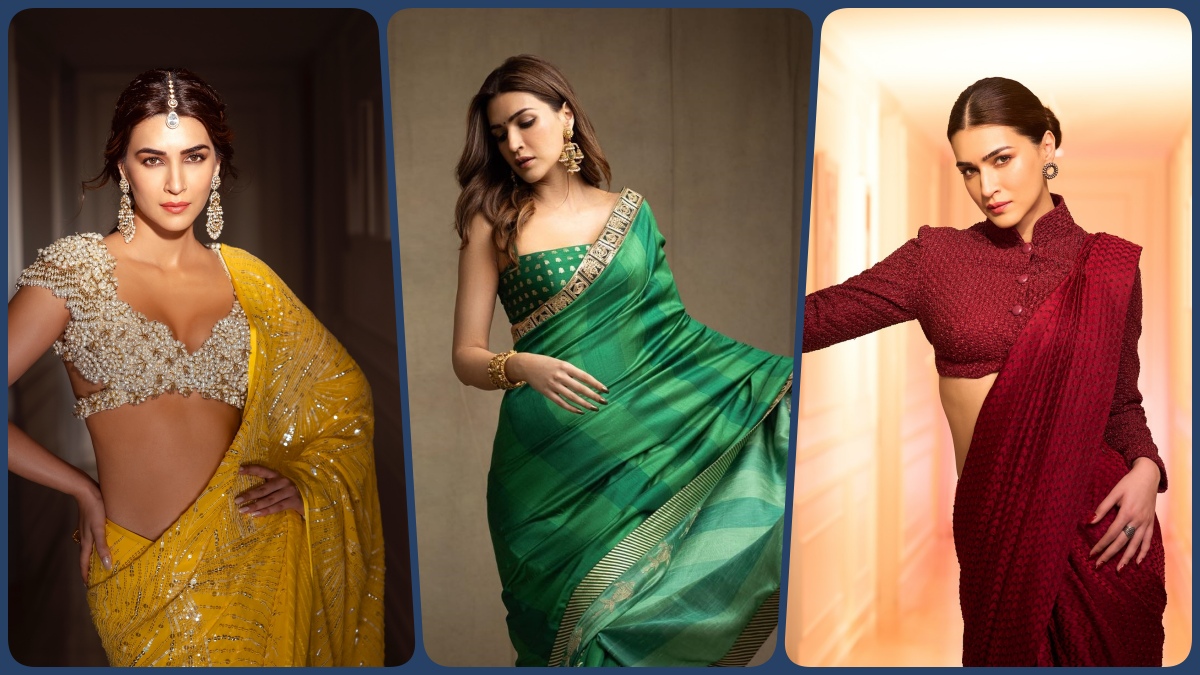 Kriti Sanon Modern Blouse Designs For Slim Girls