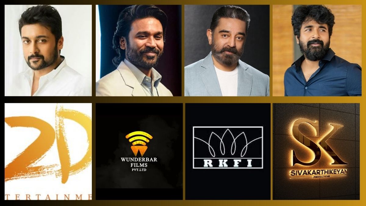 தமிழ் சினிமாவை ஆளும் முன்னணி நடிகர்களின் சொந்த தயாரிப்பு நிறுவனங்கள்