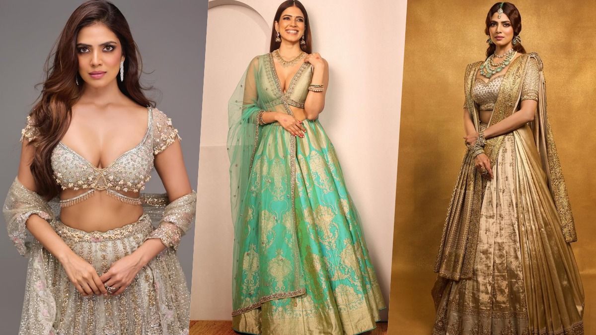 Malavika Mohanan Radiates Glamour In These Bold Lehenga Styles