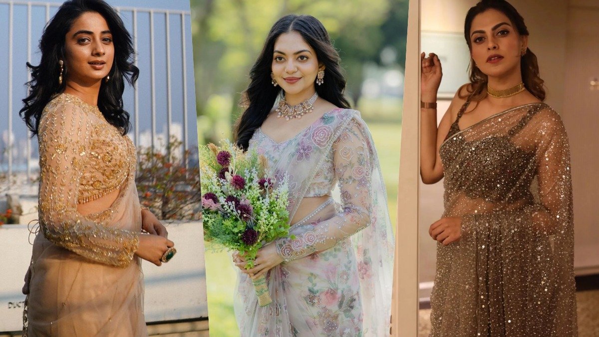 Malavika Mohanan to Ahaana Krishna: M-town Actresses Who Turned Heads In Sheer Saree Style