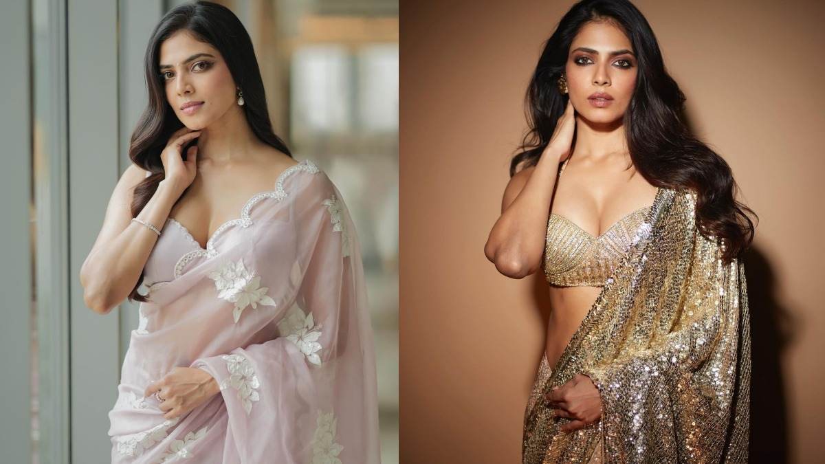 Malavika Mohanan's Bold And Beautiful Saree Moments