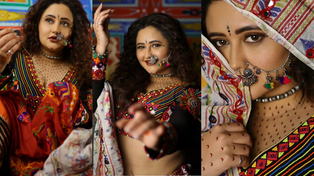 नवरात्रि में रश्मि देसाई का देसी अवतार