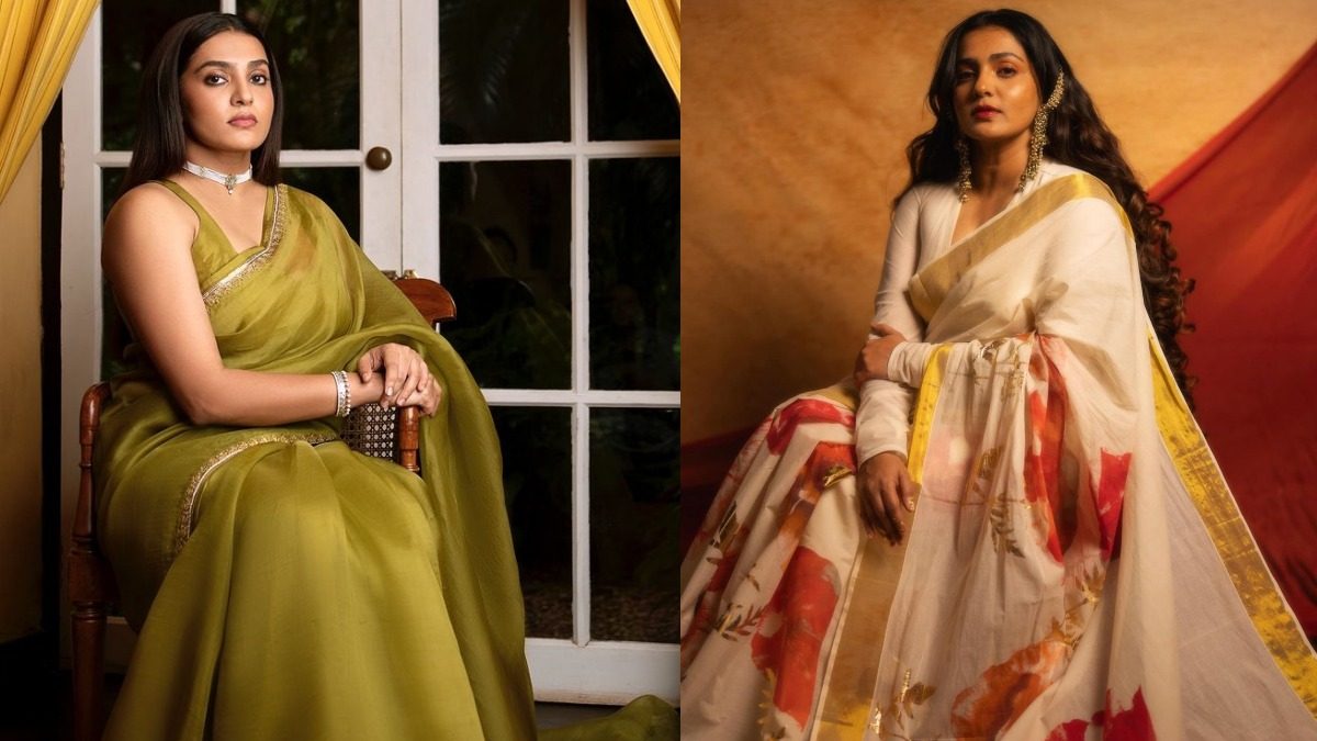 Parvathy Thiruvothu's Captivating Saree Collection Will Take Your Breath Away