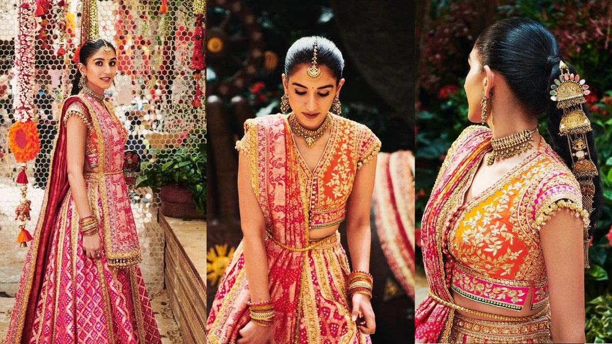 सोने से लदी अनंत की होने वाली दुल्हनिया: प्री-वेडिंग फंक्शन में शानदार लुक!