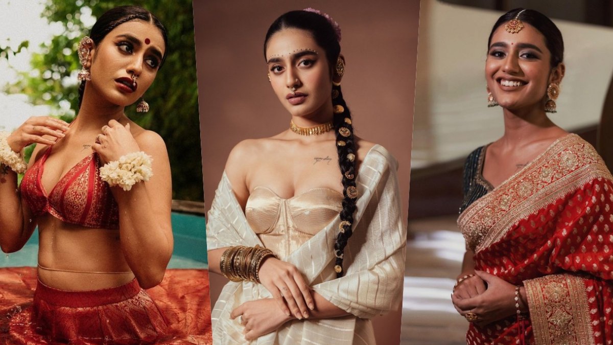 Radiating Elegance: Priya Prakash Varrier’s Top Regal Fashion Picks