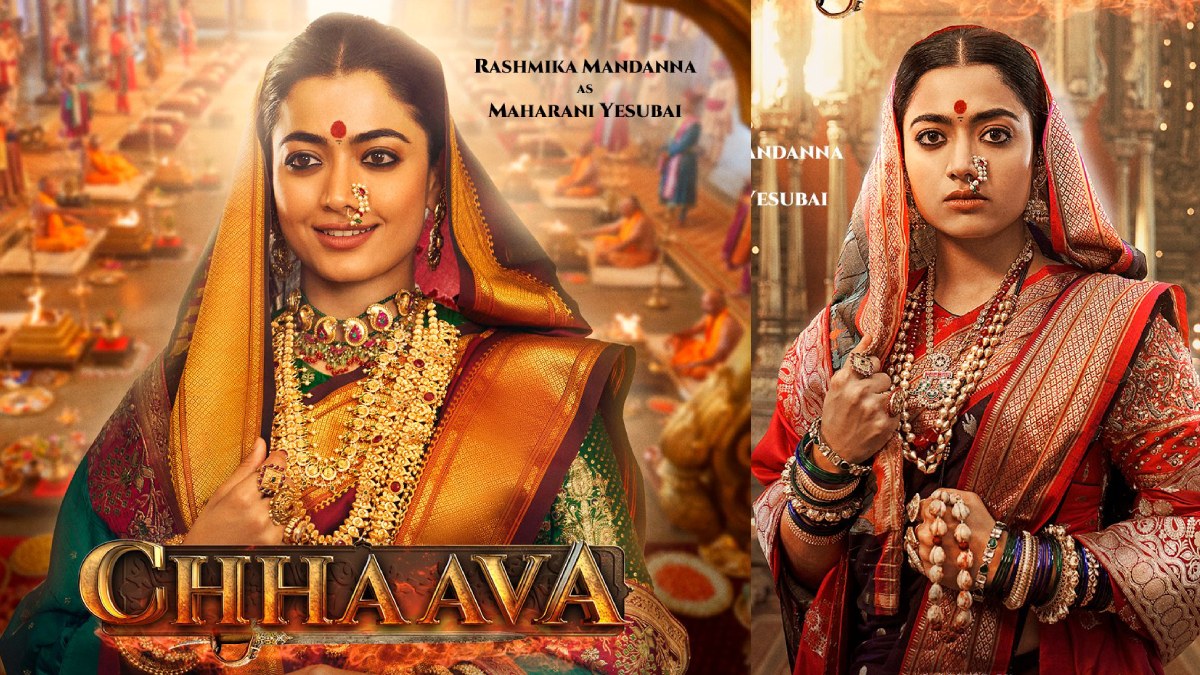 Chhaava का नया पोस्टर: Rashmika Mandanna बनीं महारानी येसुबाई