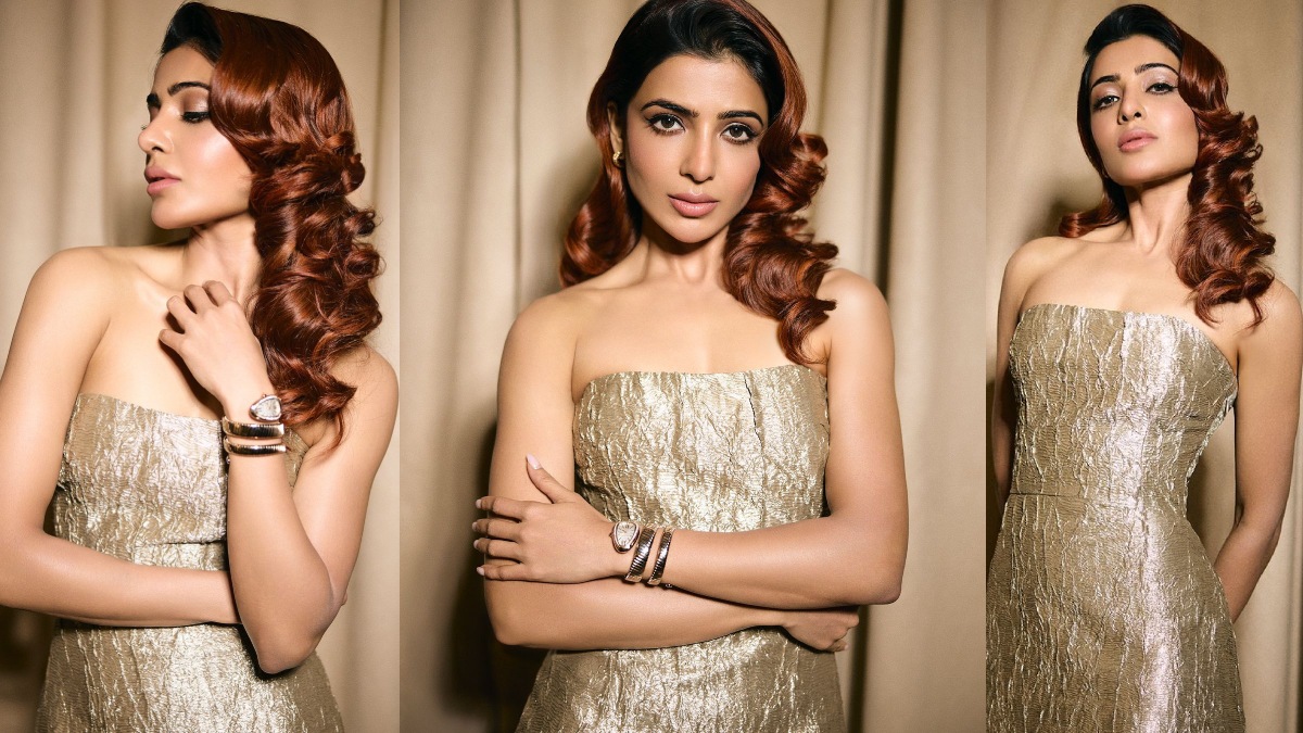 सिटाडेल हनी बनी की गोल्डन गर्ल सामंथा का ग्लैमरस अवतार