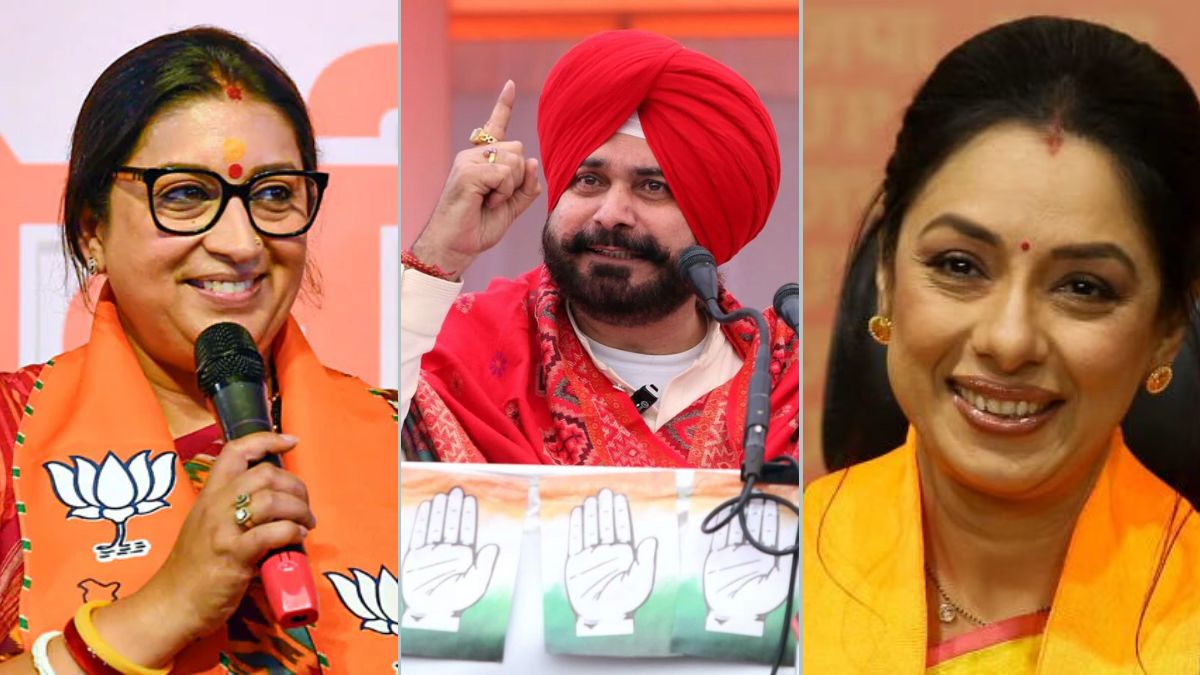 Smriti Irani To Navjot Singh Sidhu: TV Actors Who Turned Into Politicians