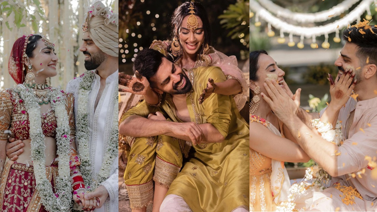 Surbhi and Sumit Wedding Photos: दिल चुरा लेगी लाल जोड़े में सजी नयी दुल्हन सुरभि ज्योति