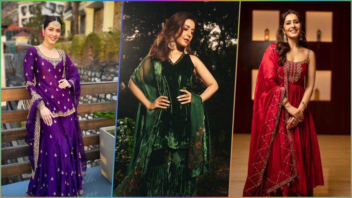 The Sabarmati Report Actress Raashii Khanna Designer Suit Designs