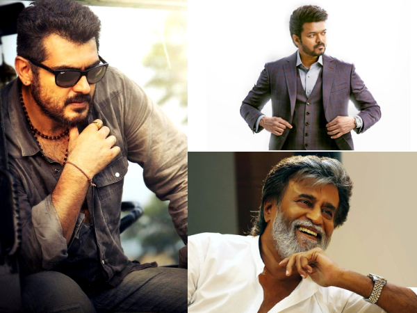 அஜித்திற்கு அடுத்த இடத்தில் விஜய்: 5 முன்னணி தமிழ் நடிகர்களின் சம்பள விவரங்கள்