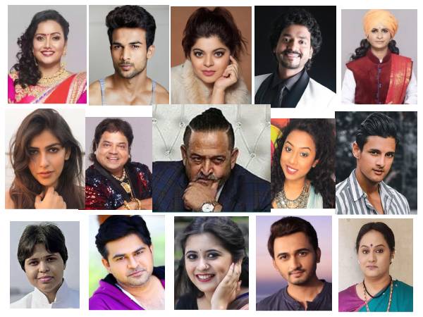 बिग बॉस मराठी 3 के टॉप 15 प्रतिभागी