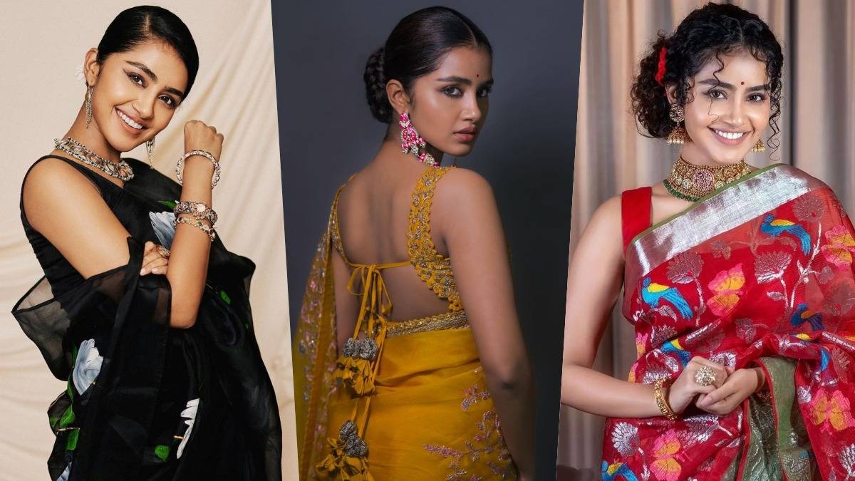 Trendy & Traditional: Anupama Parameswaran's Captivating Saree Looks