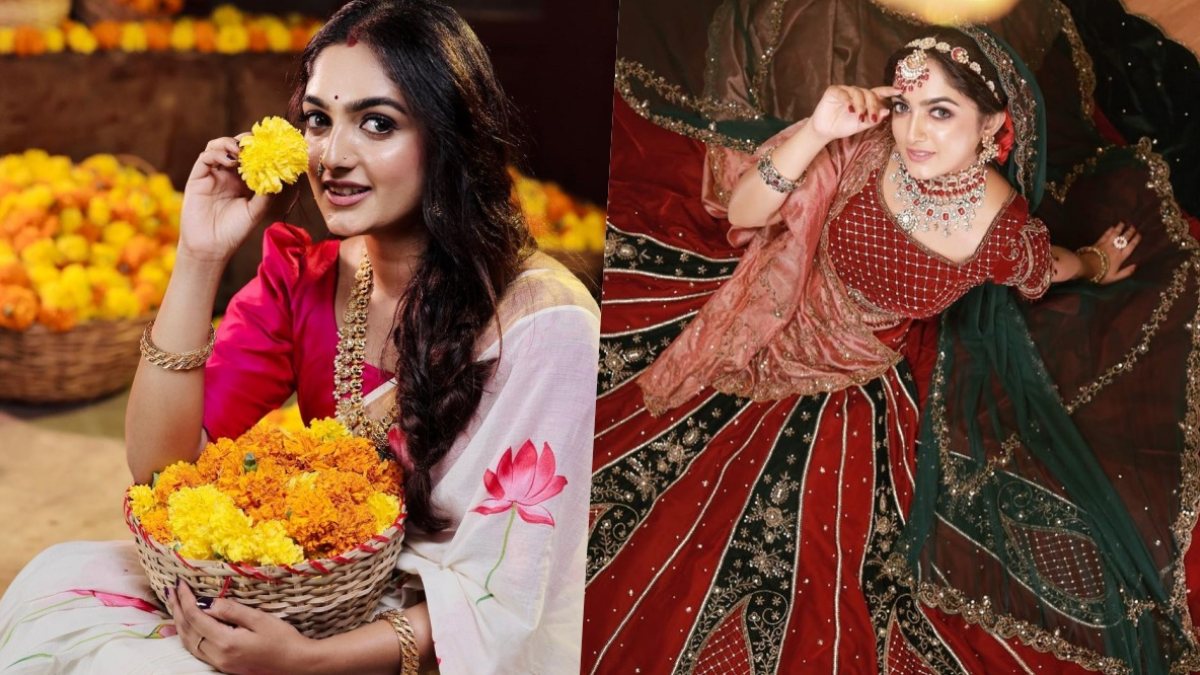 Wow! Geetha Govindam Actress Binny Sebastian Dazzles In These Stunning Ethnic Ensembles