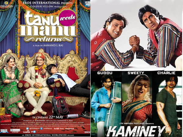 दोहरी भूमिका वाली सर्वश्रेष्ठ बॉलीवुड फ़िल्में