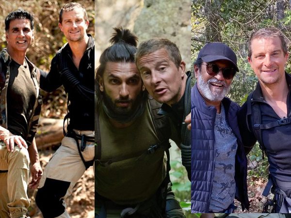 बेयर ग्रिल्स के साथ वन्य जीवन के अनुभवों का सामना करने वाले भारतीय सितारे