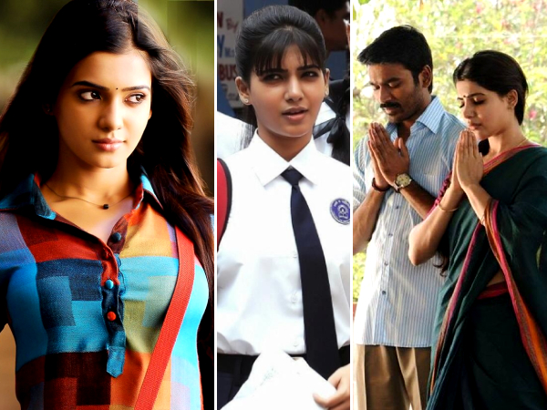 நடிகை சமந்தாவின் அசத்தலான 7 தமிழ் திரைப்பட கதாபாத்திரங்கள்
