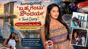 ಸಿಂಗಾಪುರದಂತೆ ನಮ್ಮ ನಾಡಾದರೆ ಎಷ್ಟು ಸುಂದರ ;  ಪತಿ, ಮಗನ ಜೊತೆ ಪ್ರವಾಸ- 'ಬ್ರಹ್ಮಗಂಟು' ಸೌಂದರ್ಯ ಮನದಾಳ