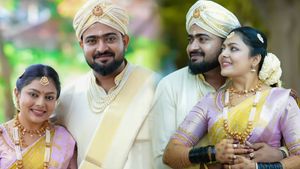 ಹಳೇಬೀಡಿನ ಸೊಸೆಯಾದ ಶ್ವೇತಾ ಗೌಡ ; ರೈತನನ್ನೇ ಮದುವೆಯಾಗಬೇಕೆಂದುಕೊಂಡಿದ್ದೇಕೆ ಅಮೃತಧಾರೆ ದಿಯಾ ?