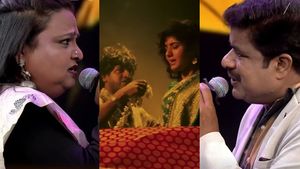 'ಜೋಡಿ ನಂ.1' ವೇದಿಕೆಯಲ್ಲಿ 'ಓಂ' ಸಂಭ್ರಮ; ಶಿವಣ್ಣ, ಪ್ರೇಮಾ ಪಾತ್ರಕ್ಕೆ ಗೋಪಿ, ಸುನೇತ್ರ ಡಬ್ಬಿಂಗ್ ಜುಗಲ್‌ಬಂದಿ