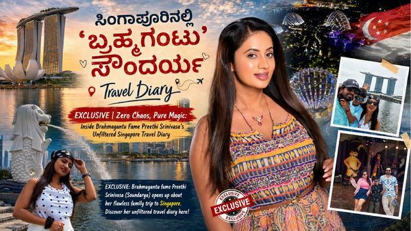 ಸಿಂಗಾಪುರದಂತೆ ನಮ್ಮ ನಾಡಾದರೆ ಎಷ್ಟು ಸುಂದರ ;  ಪತಿ, ಮಗನ ಜೊತೆ ಪ್ರವಾಸ- 'ಬ್ರಹ್ಮಗಂಟು' ಸೌಂದರ್ಯ ಮನದಾಳ
