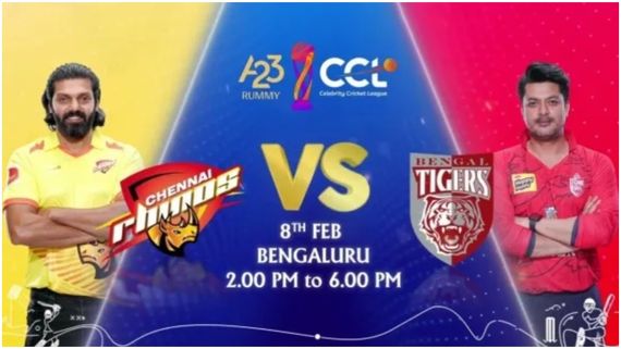 CCL 2025:  ಚೆನ್ನೈ ರೈನೋಸ್ ಎದುರು ಬೆಂಗಾಲ್ ಟೈಗರ್ಸ್ 10 ರನ್‌ಗಳ ಗೆಲುವು