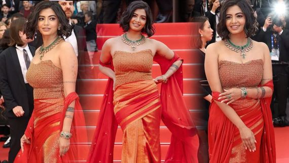 ಕಾನ್ ಚಿತ್ರೋತ್ಸವದಲ್ಲಿ ಕಣ್ಮನ ಸೆಳೆದ ದಿಶಾ ಮದನ್, ವಿಶೇಷ ಸೀರೆ ಧರಿಸಿ ಮಿಂಚಿದ ಲಕ್ಷ್ಮೀ ನಿವಾಸ ನಟಿ..!