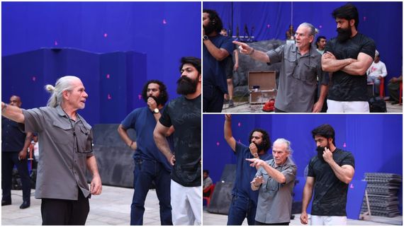 'ರಾಮಾಯಣ' ಸೆಟ್‌ನಲ್ಲಿ ಹಾಲಿವುಡ್ ಸ್ಟಂಟ್ ಮಾಸ್ಟರ್; ರಾವಣನಾಗಿ ಯಶ್ ಖದರ್ ಹೇಗಿದೆ ನೋಡಿ