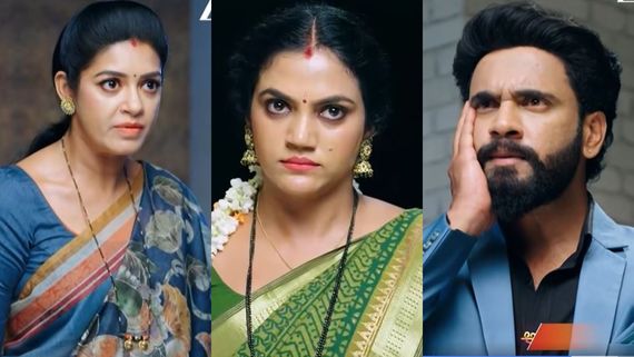 Amruthadhaare ; ನಾಚಿಕೆಯಾಗಲ್ವಾ ?  ಜೈದೇವ್ ಕೆನ್ನೆಗೆ ಚಟೀರ್ ಎಂದು ಬಾರಿಸಿದ ಭೂಮಿಕಾ ..!