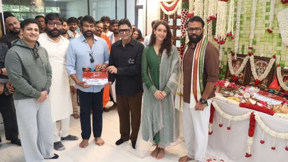 ತಮ್ಮದೇ ಚಿತ್ರದ ಮುಹೂರ್ತಕ್ಕೆ ಗೈರಾದ ಪ್ರಭಾಸ್, ವಂಗಾ 'ಸ್ಪಿರಿಟ್‌'ಗೆ ಶುಭ ಕೋರಿದ ಮೆಗಾ ಸ್ಟಾರ್