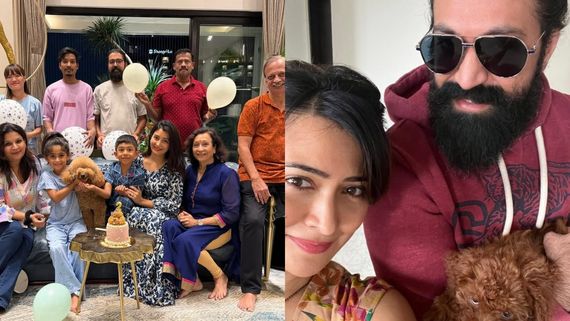 ಕೊಕೊ ಹುಟ್ಟುಹಬ್ಬ ಆಚರಿಸಿದ ರಾಧಿಕಾ, ಐರಾ, ಯಥರ್ವ್; ಫೋಟೊಸ್ ವೈರಲ್